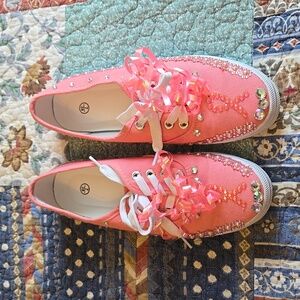 Pink Breast Cancer Tennies Size 7